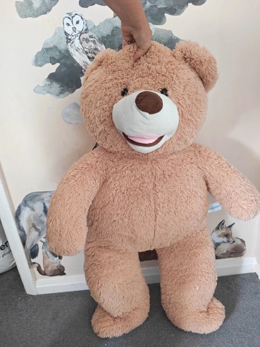 Giant light brown teddy - brown, bear