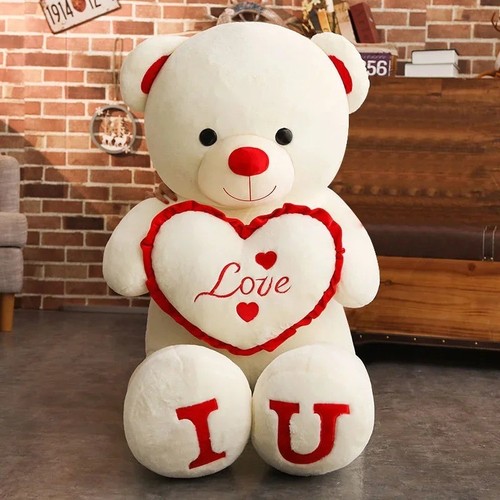 Giant love teddy bear - bear, 80cm