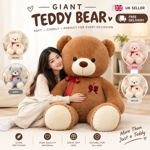 100cm giant teddy bear - 60-100cm,