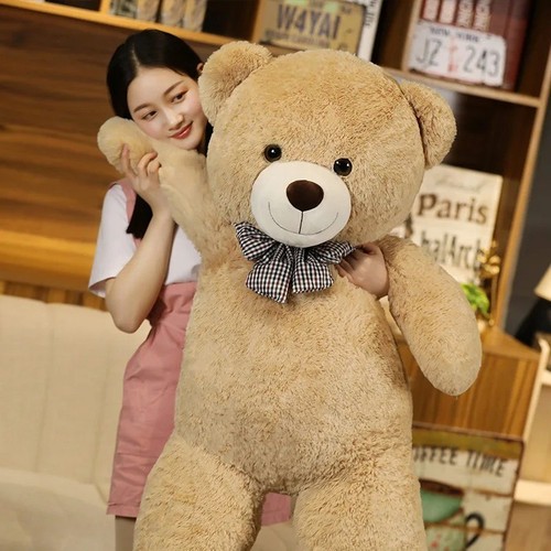 Giant 105cm soft teddy - giant, bear