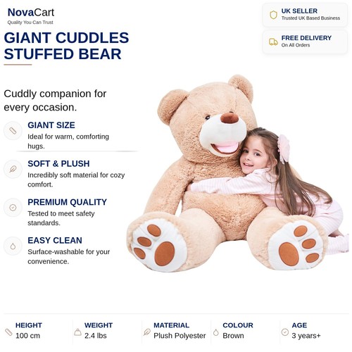 Plush stuffed bear - bear,
