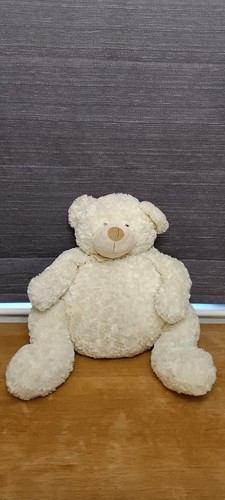 Large cream white teddy - cream,