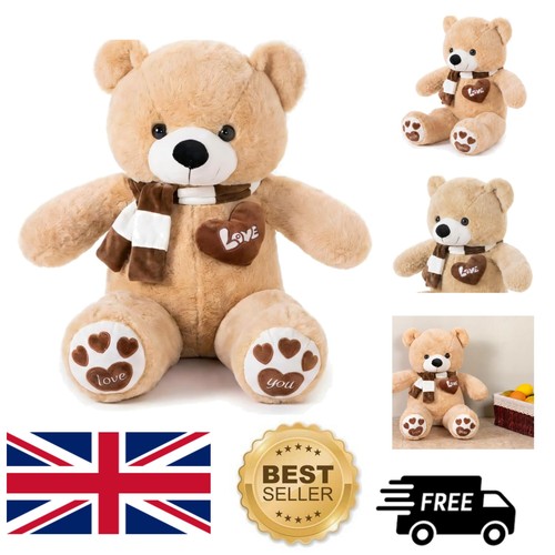 80cm light brown teddy - 80cm, bear