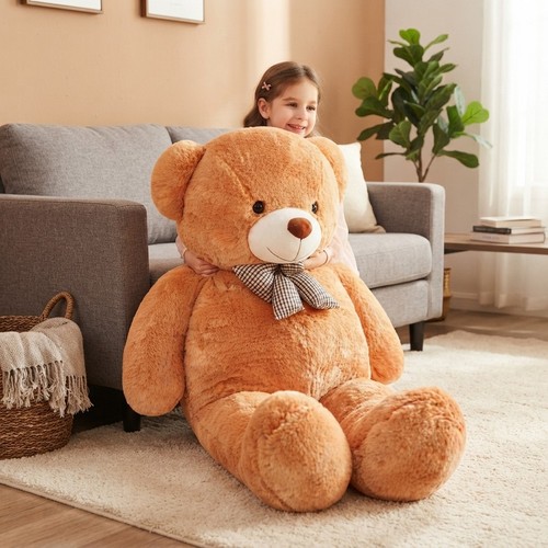 Soft and cuddly 120cm - cuddly, brown