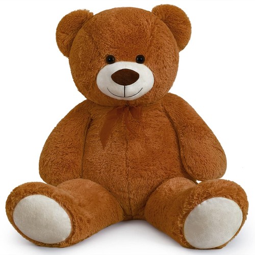 Brown giant teddy bear - brown-2,