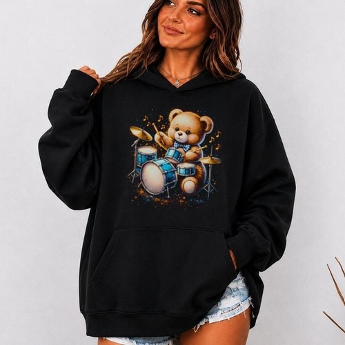 Giant golden star bear hoodie - giant,