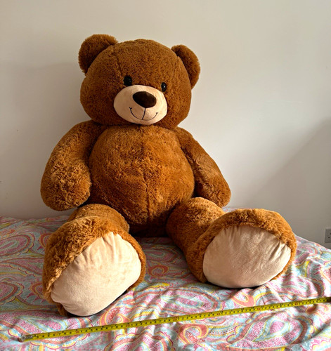 Large brown beige plush - brown, &